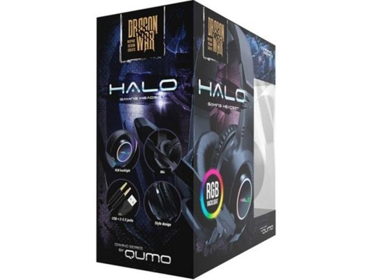 Игровые наушники проводные Qumo Halo GHS 0018